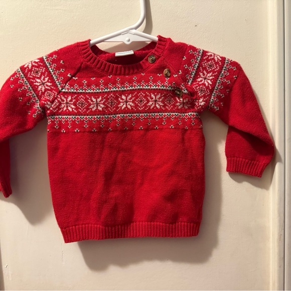 Edgehill Collection Holiday Fair Isle Sweater - Picture 4 of 9